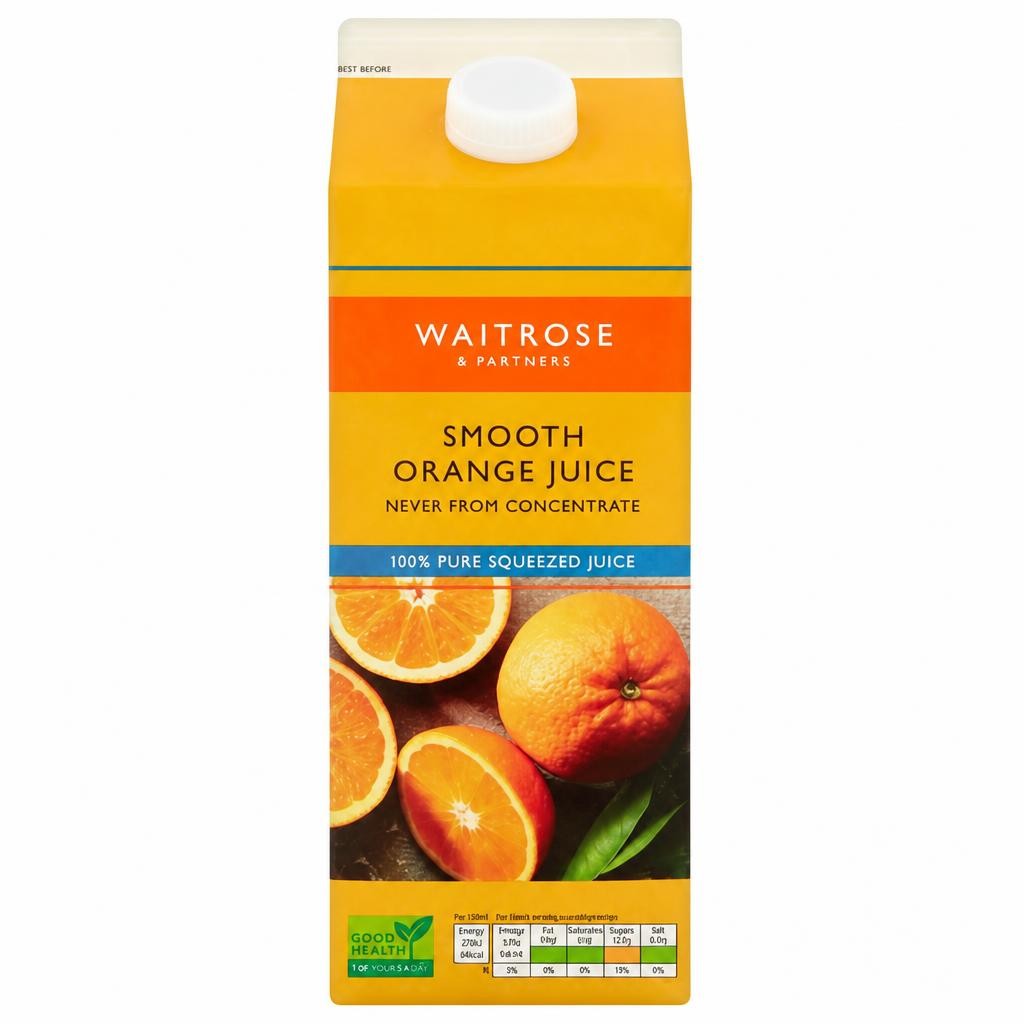 Waitrose Smooth Orange Juice Large