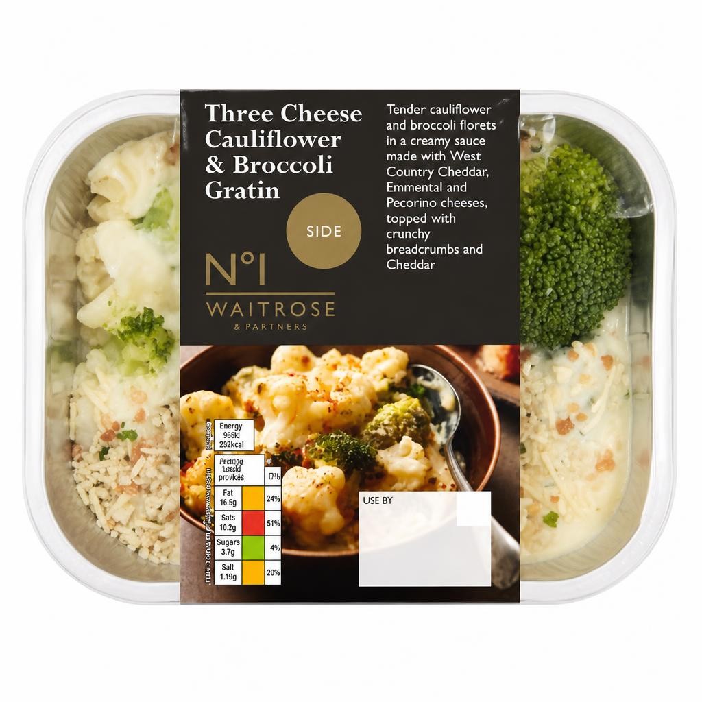 No.1 Cauliflower & Broccoli Three Cheese Gratin