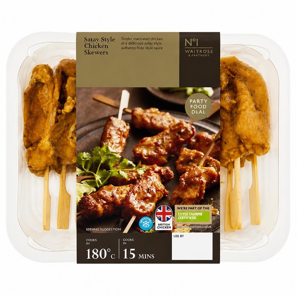 No.1 Satay Style Chicken Skewers