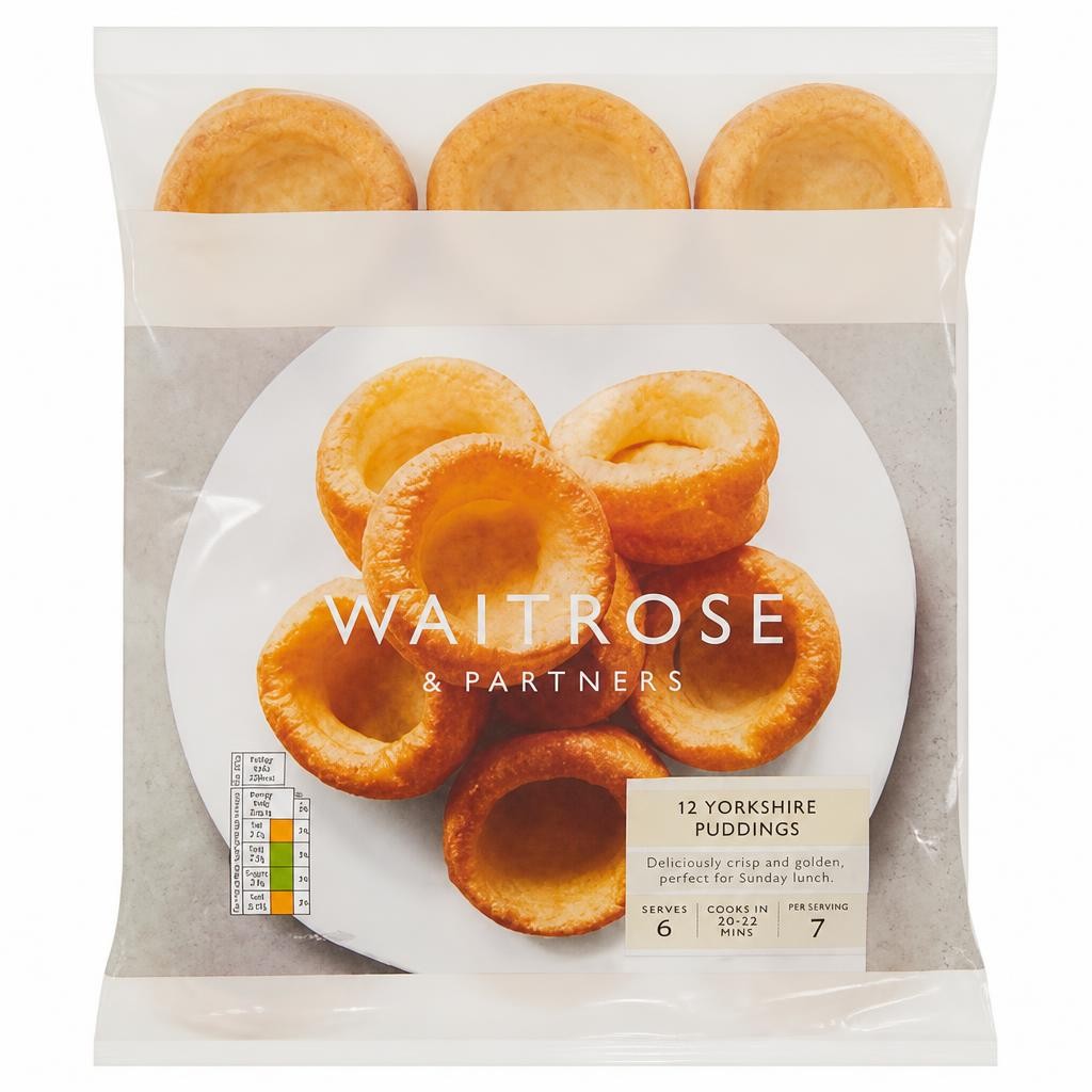 Waitrose Frozen 12 Yorkshire Puddings