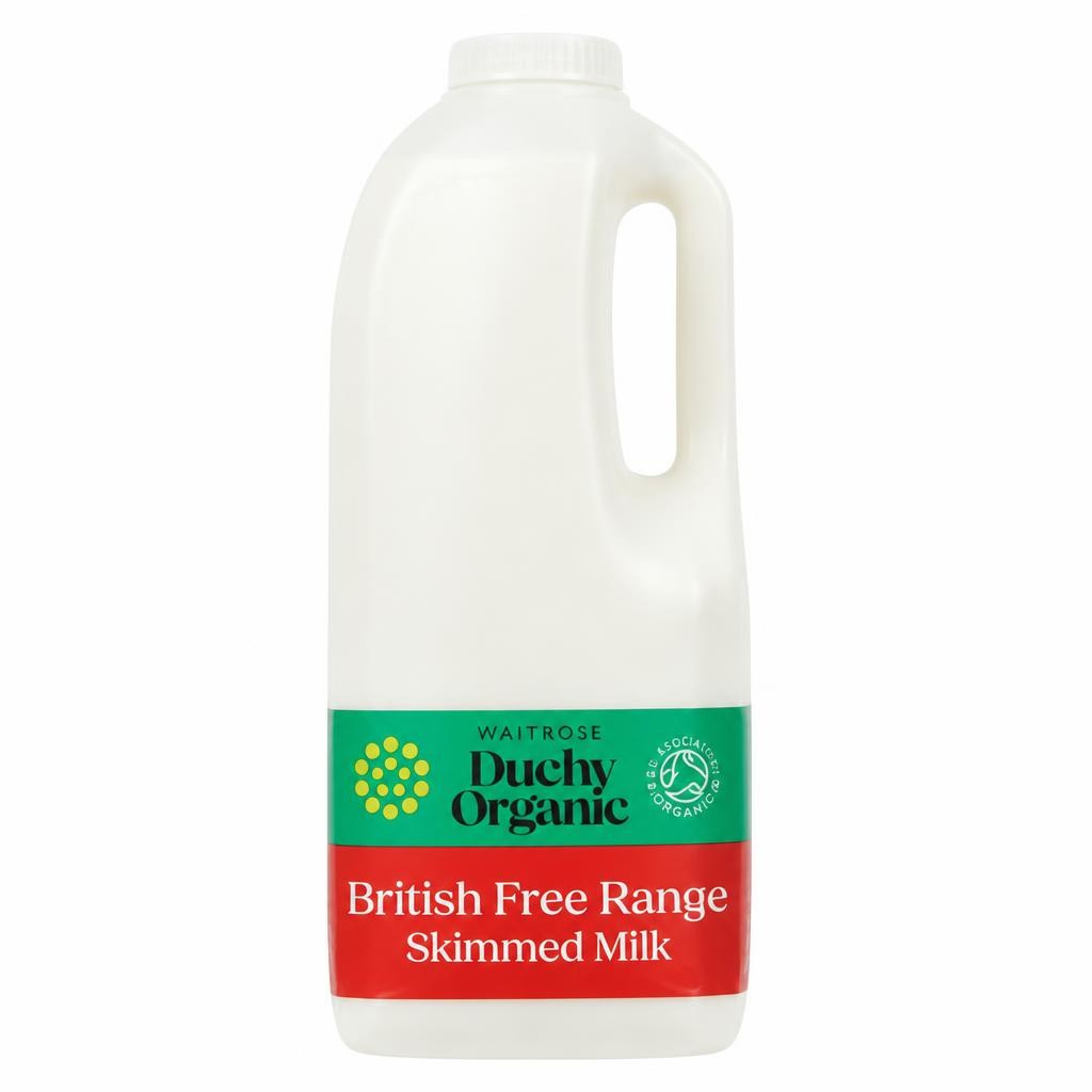 Duchy Organic Skimmed Milk 2 Pints