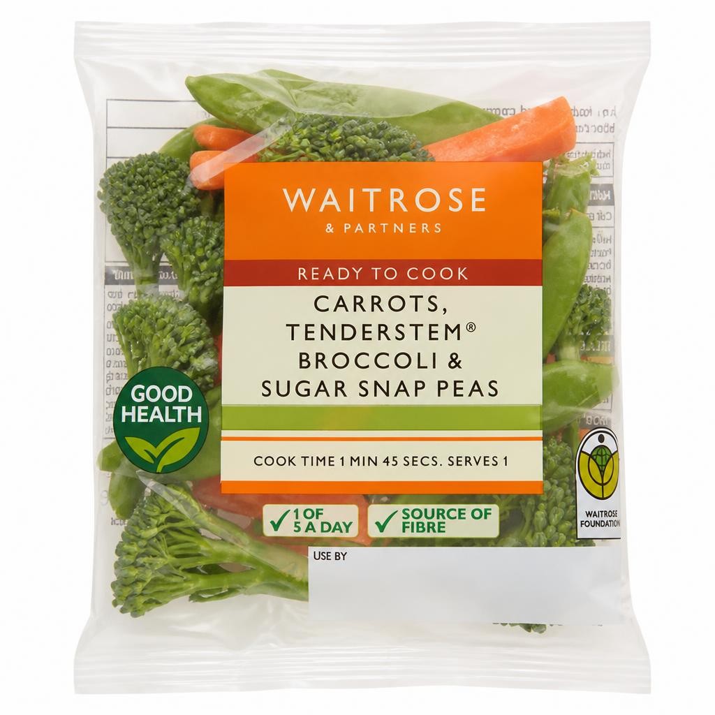 Waitrose Prepared Vegetable Trio