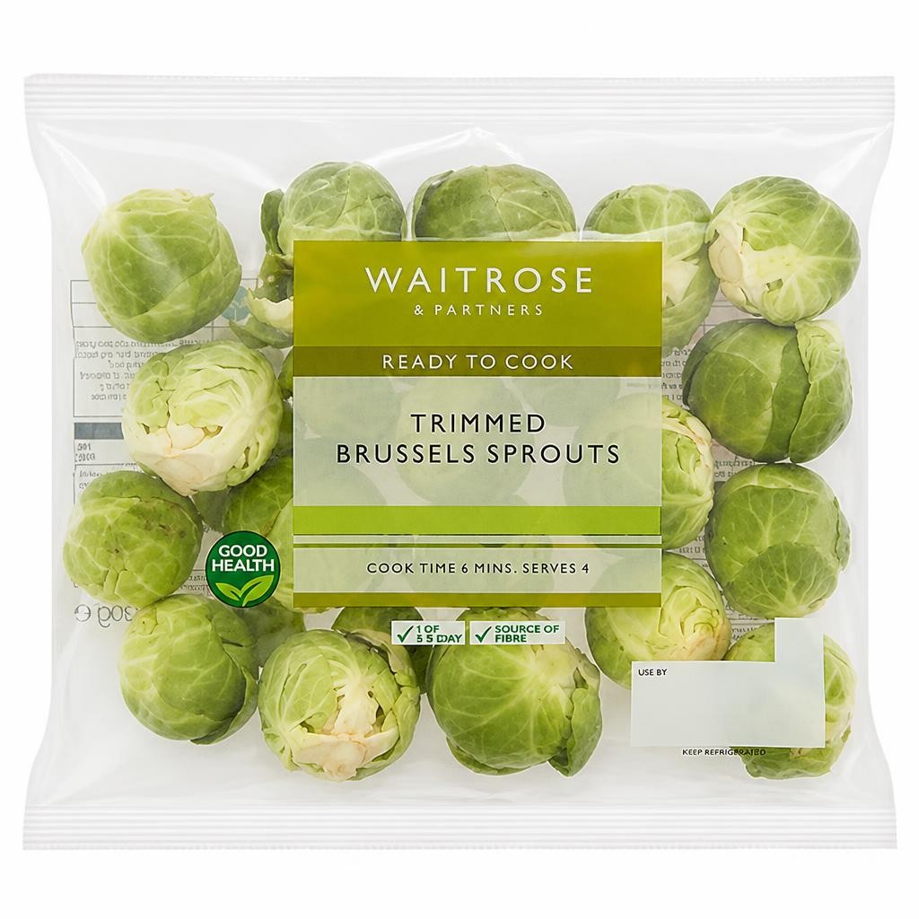 Waitrose Trimmed Brussels Sprouts