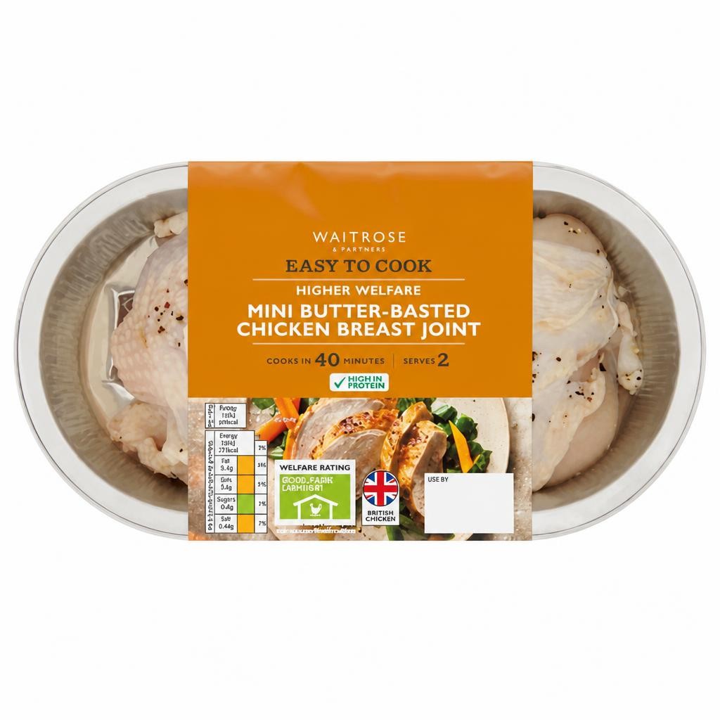 Easy to Cook Mini Butter-basted Chicken Breast Joint