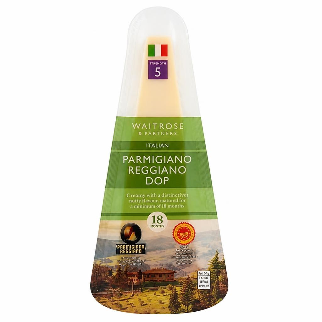 Waitrose Parmigiano Reggiano DOP Parmesan Cheese Strength 5