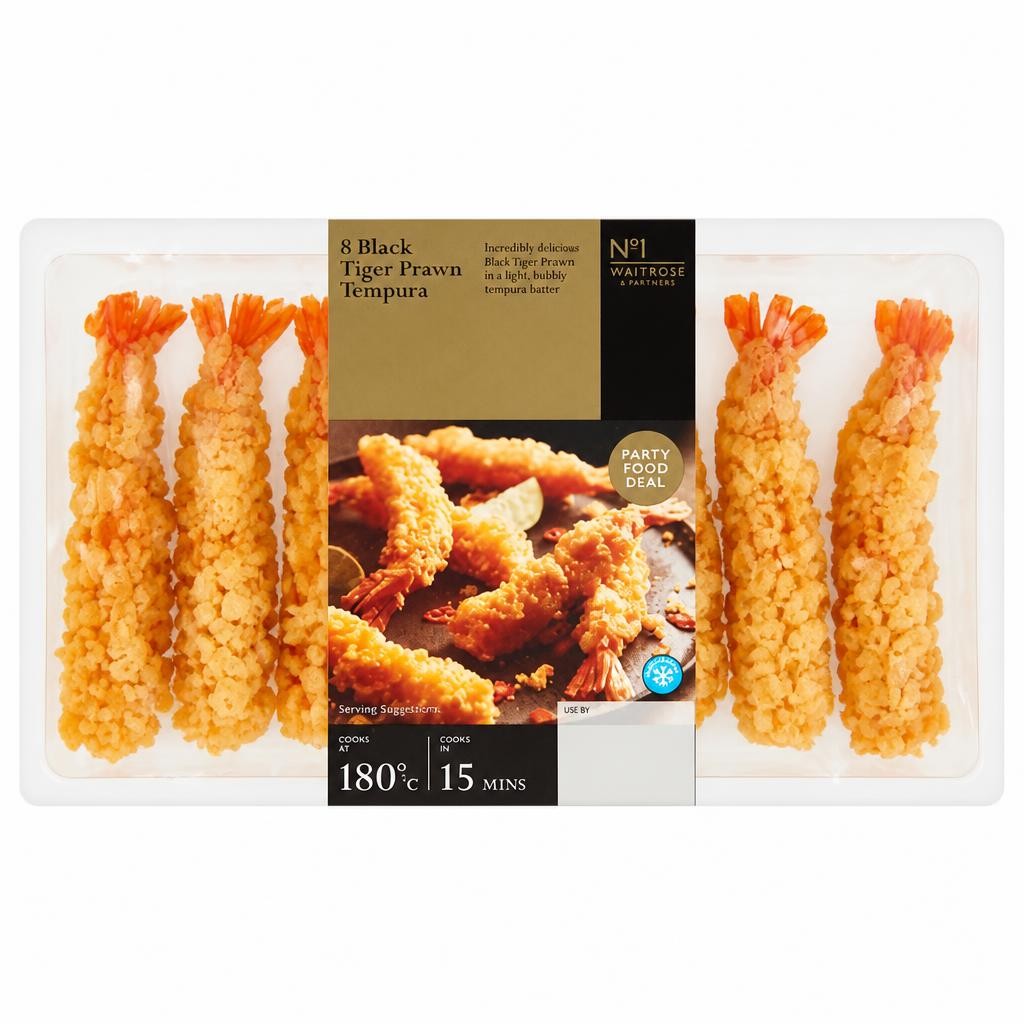 No.1 8 Black Tiger Prawn Tempura