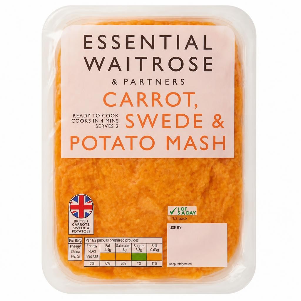 Waitrose Carrot & Swede Potato Mash