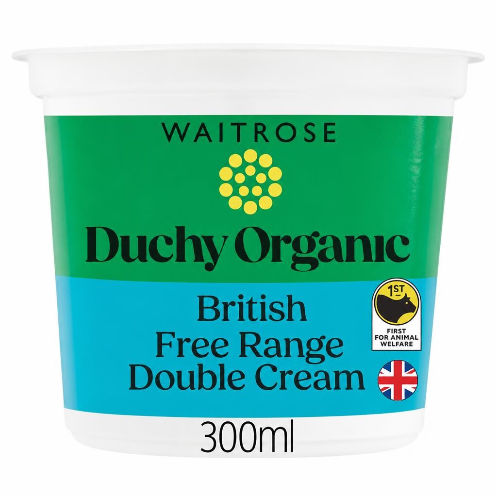 Duchy Organic British Free Range Double Cream