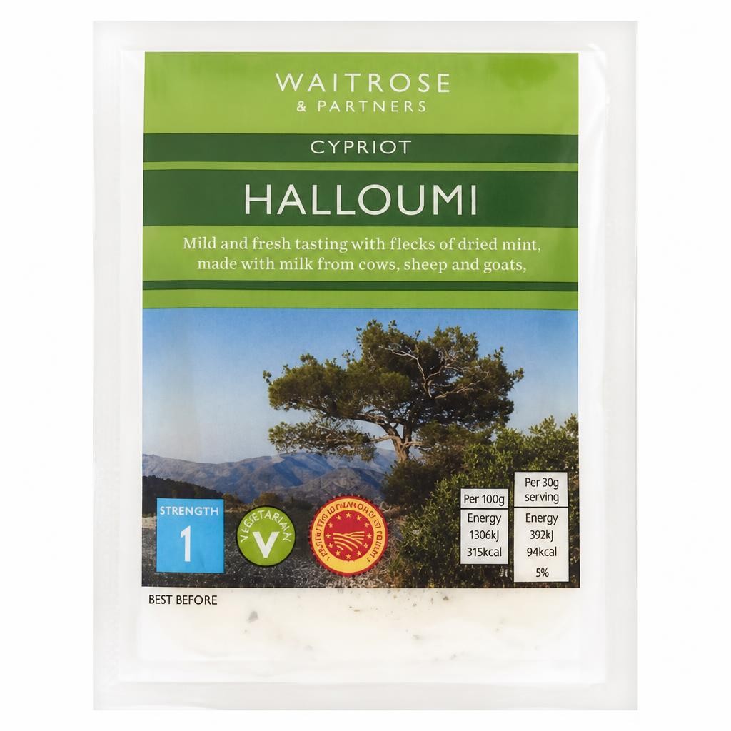 Waitrose Cypriot Halloumi Cheese Strength 1