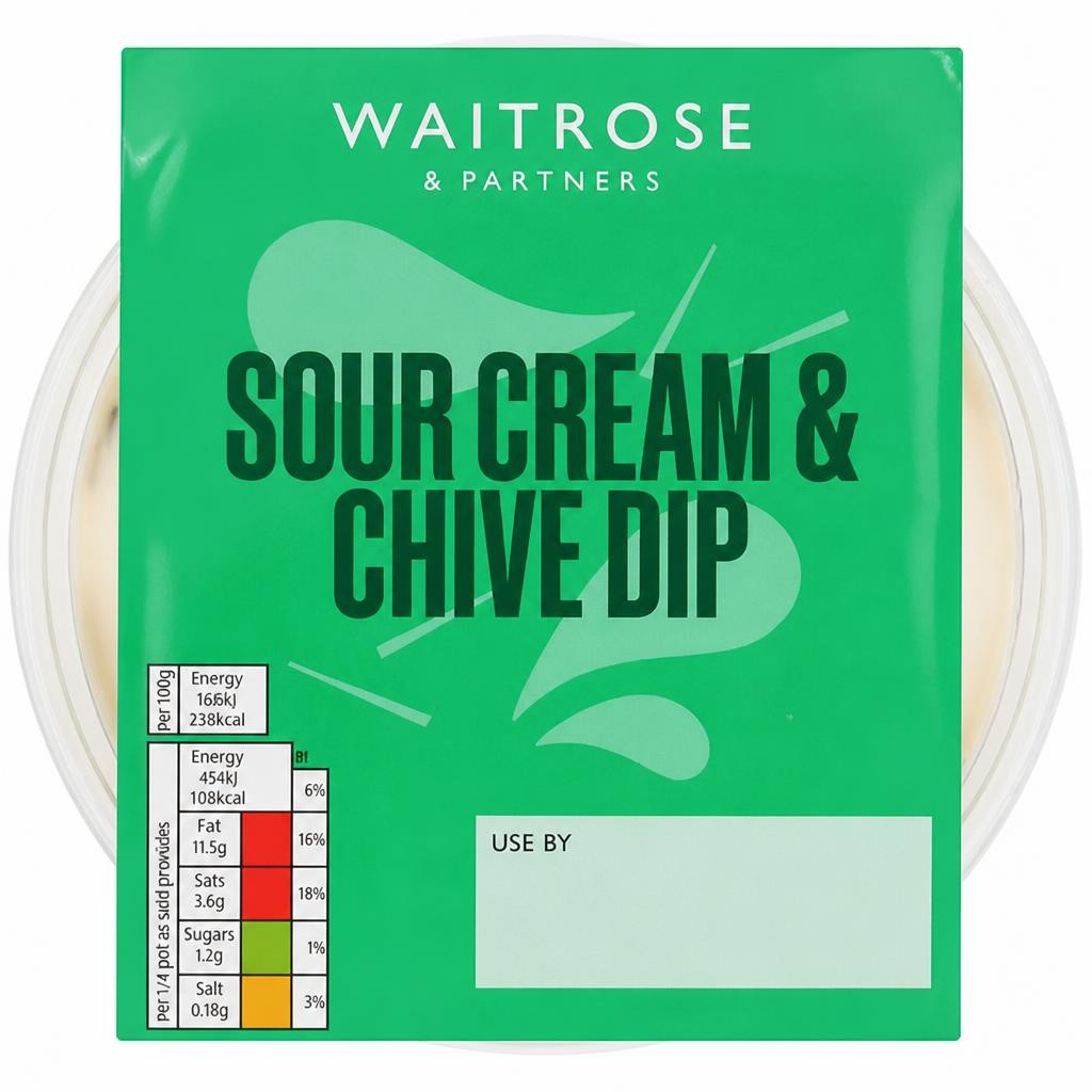 Waitrose Sour Cream & Chive Dip