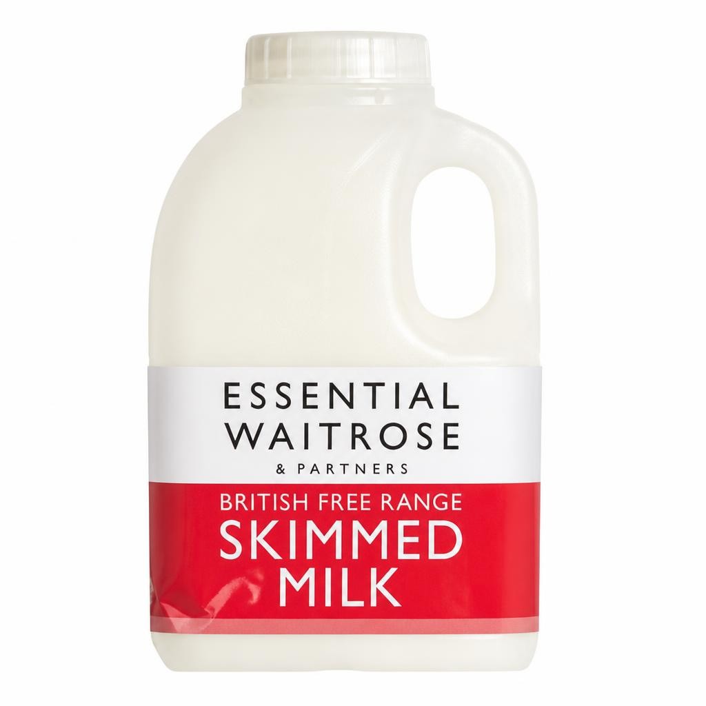 Essential British Free Range Skimmed Milk 1 Pint