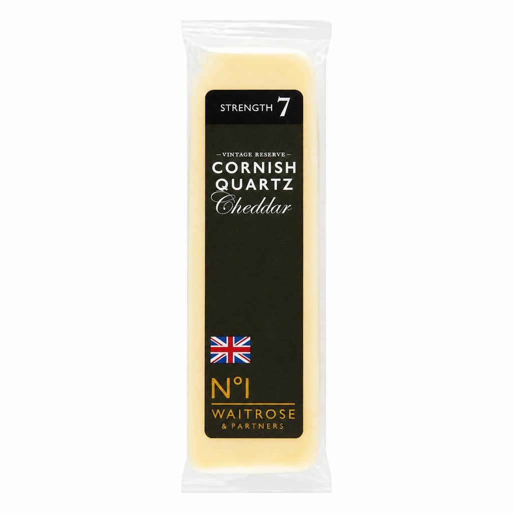 No. 1 Cornish Quartz Vintage Reserve Mature Cheddar Cheese Strength 7