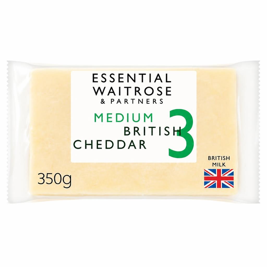 Essential Medium Cheddar Cheese Strength 3