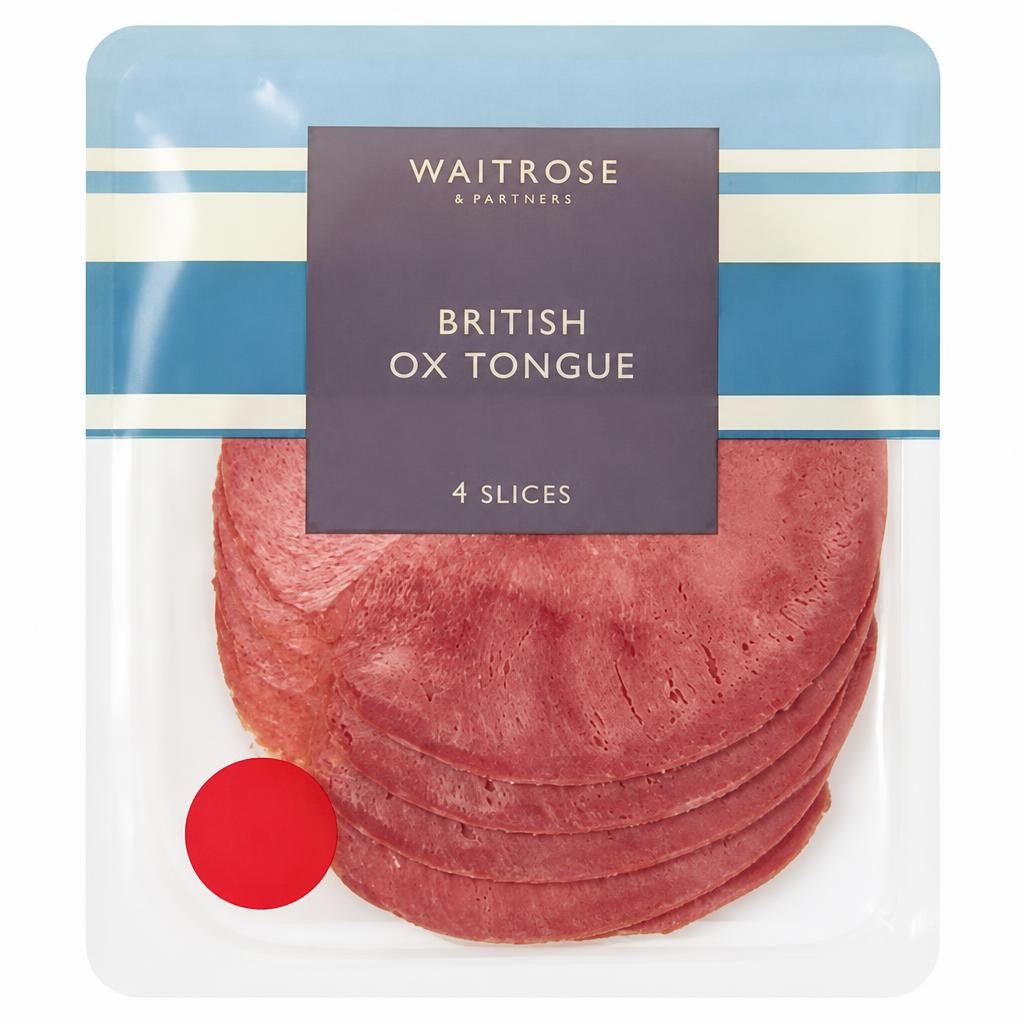 Waitrose British Ox Tongue 4 Slices