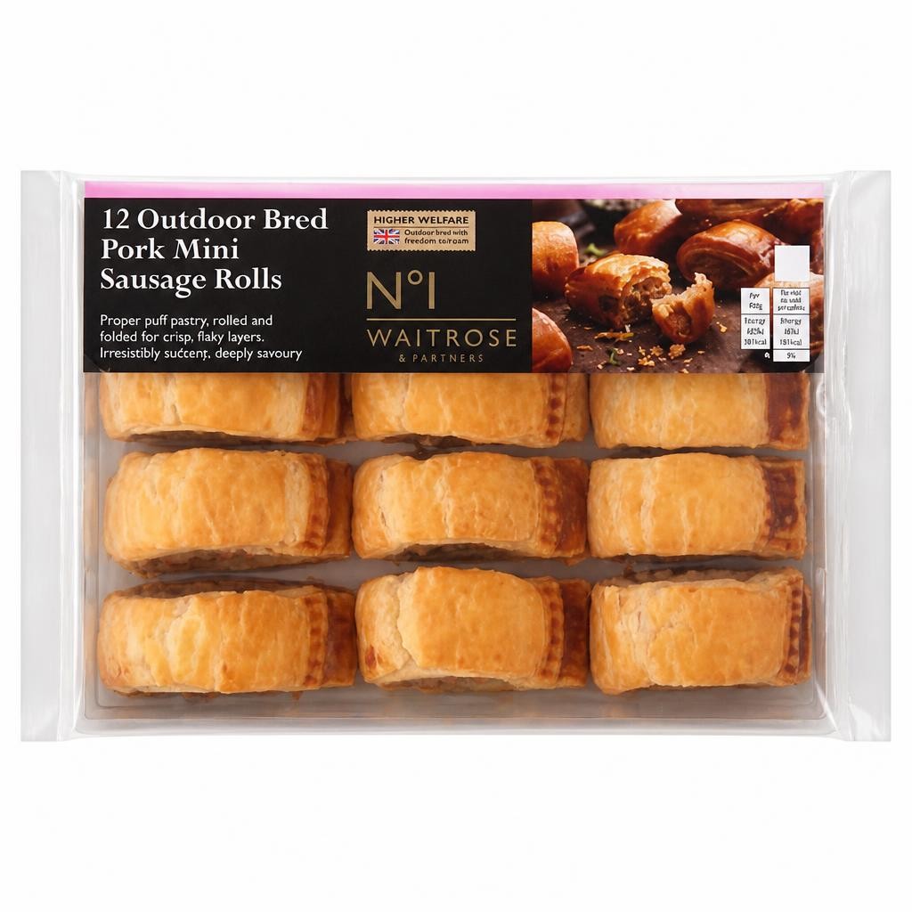 No.1 Outdoor Bred Pork Mini Sausage Rolls