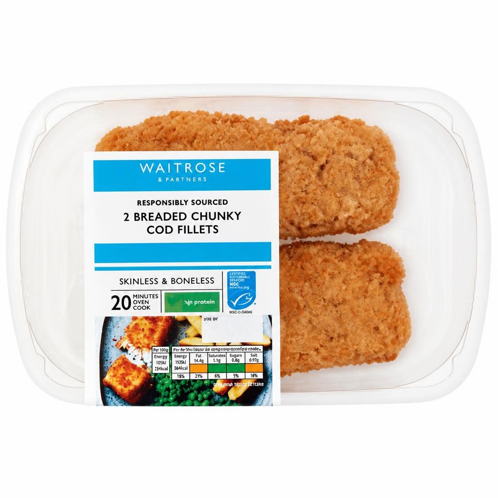 Waitrose Breaded Chunky Cod