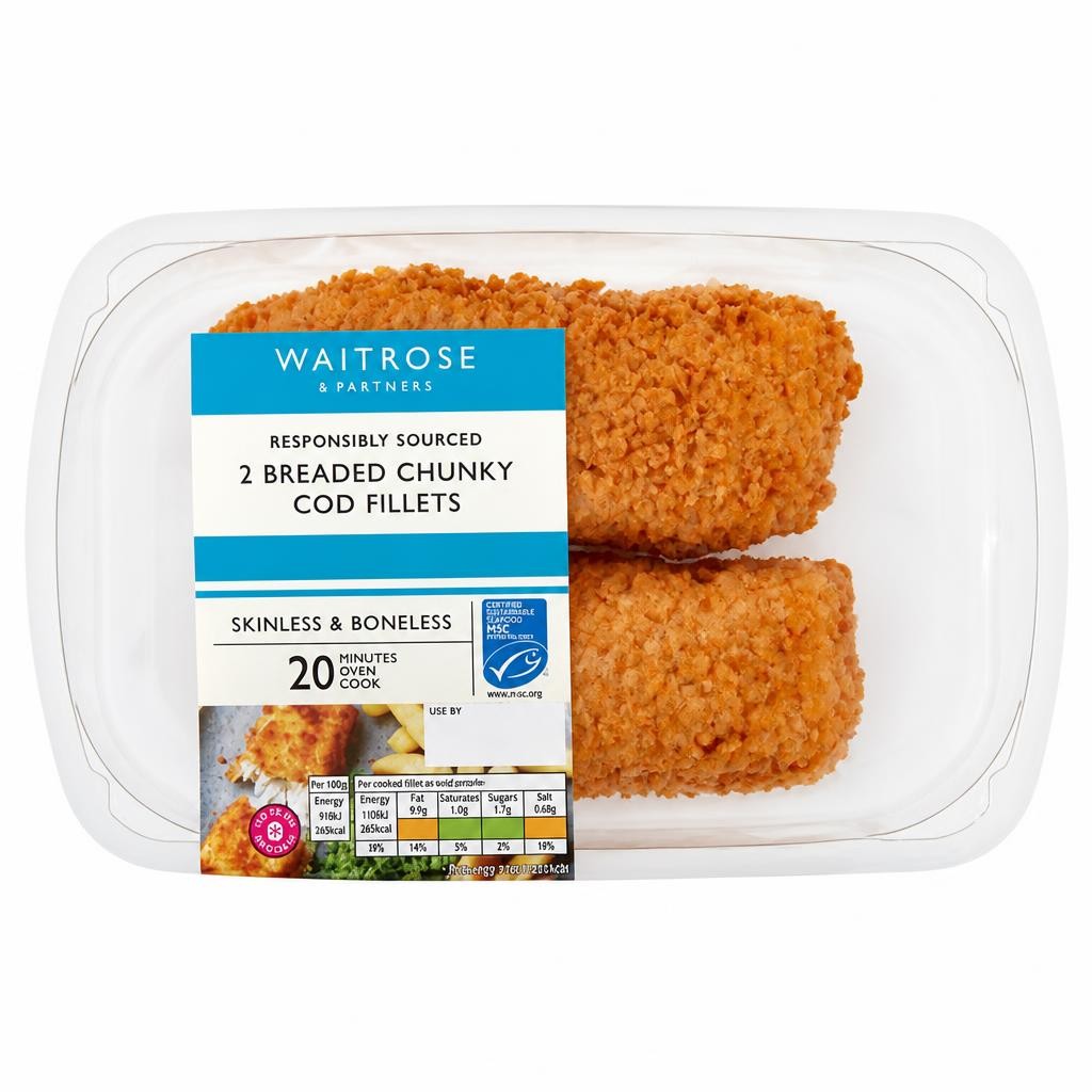 Waitrose Breaded Chunky Cod