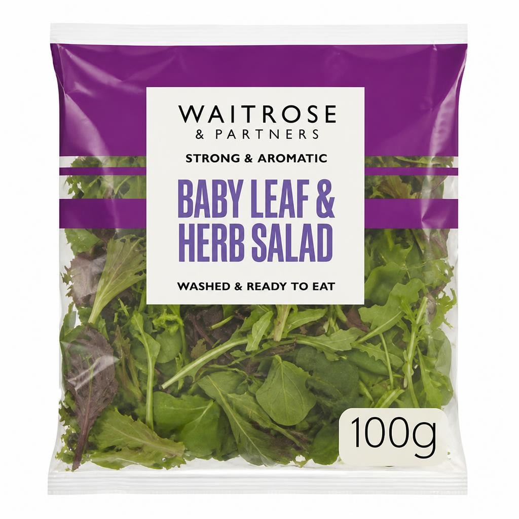 Waitrose Babyleaf Herb Salad