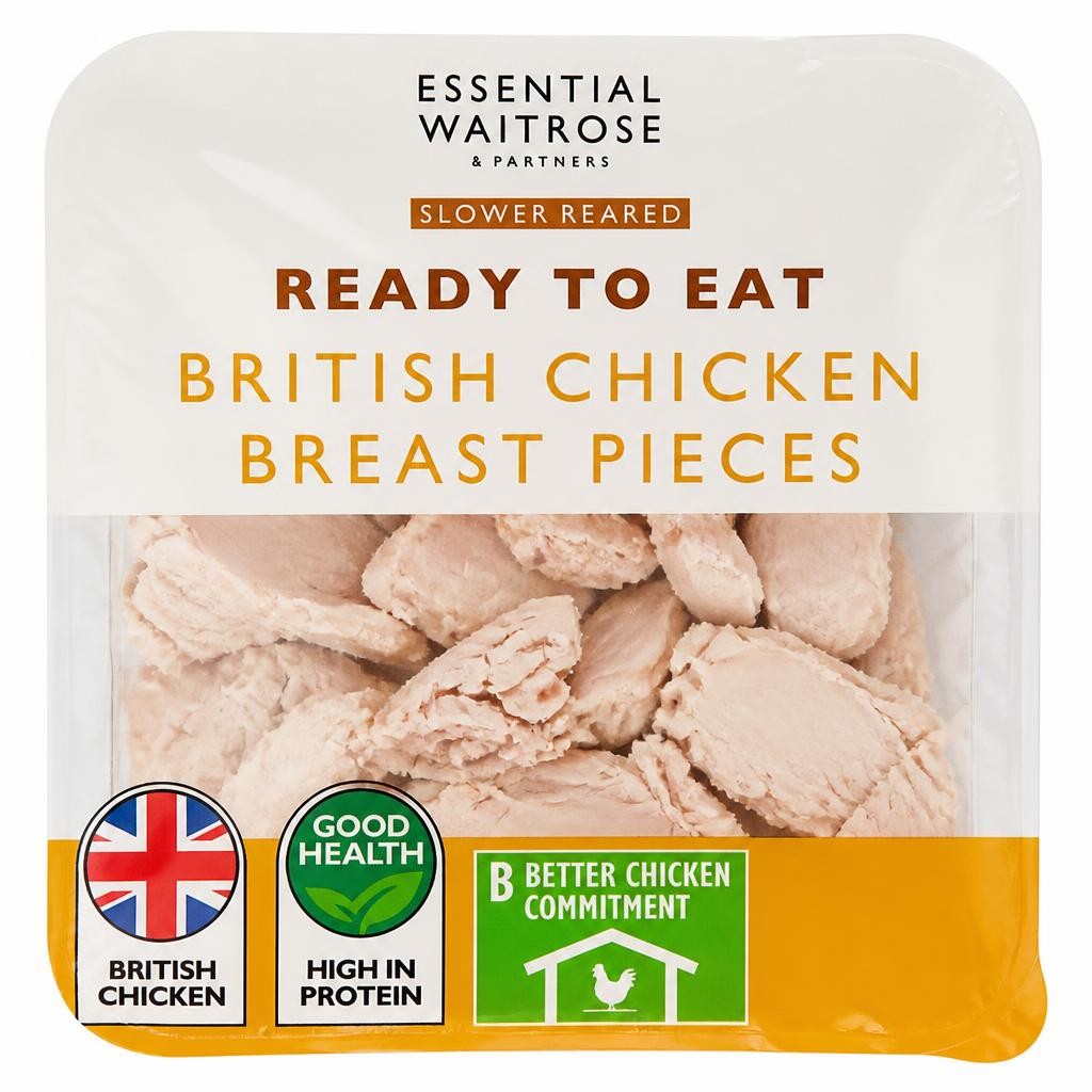 Essential Cooked Chicken Breast Pieces