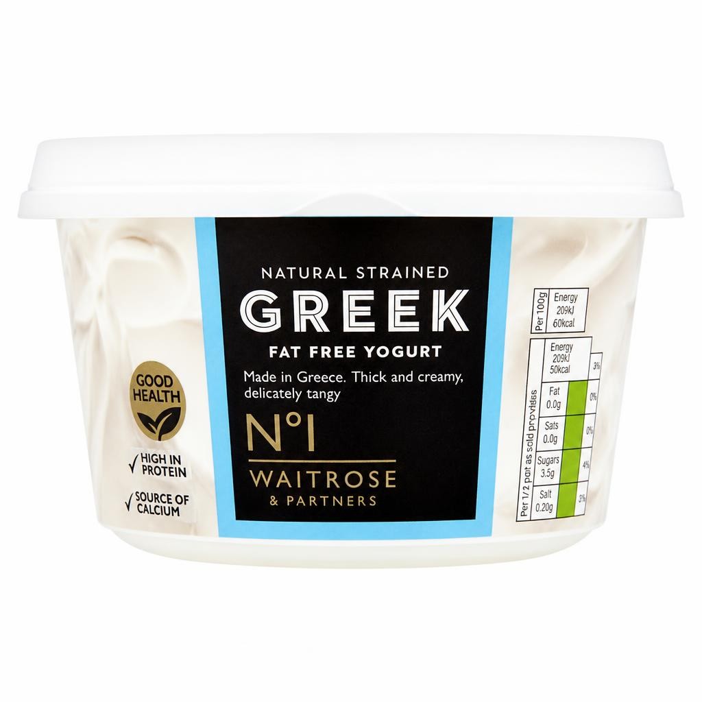 No. 1 Fat Free Strained Natural Greek Yogurt
