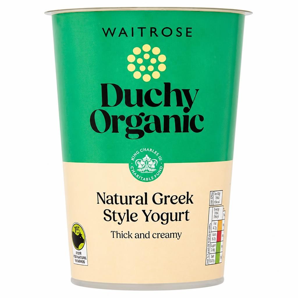 Duchy Organic Natural Greek Style Yogurt