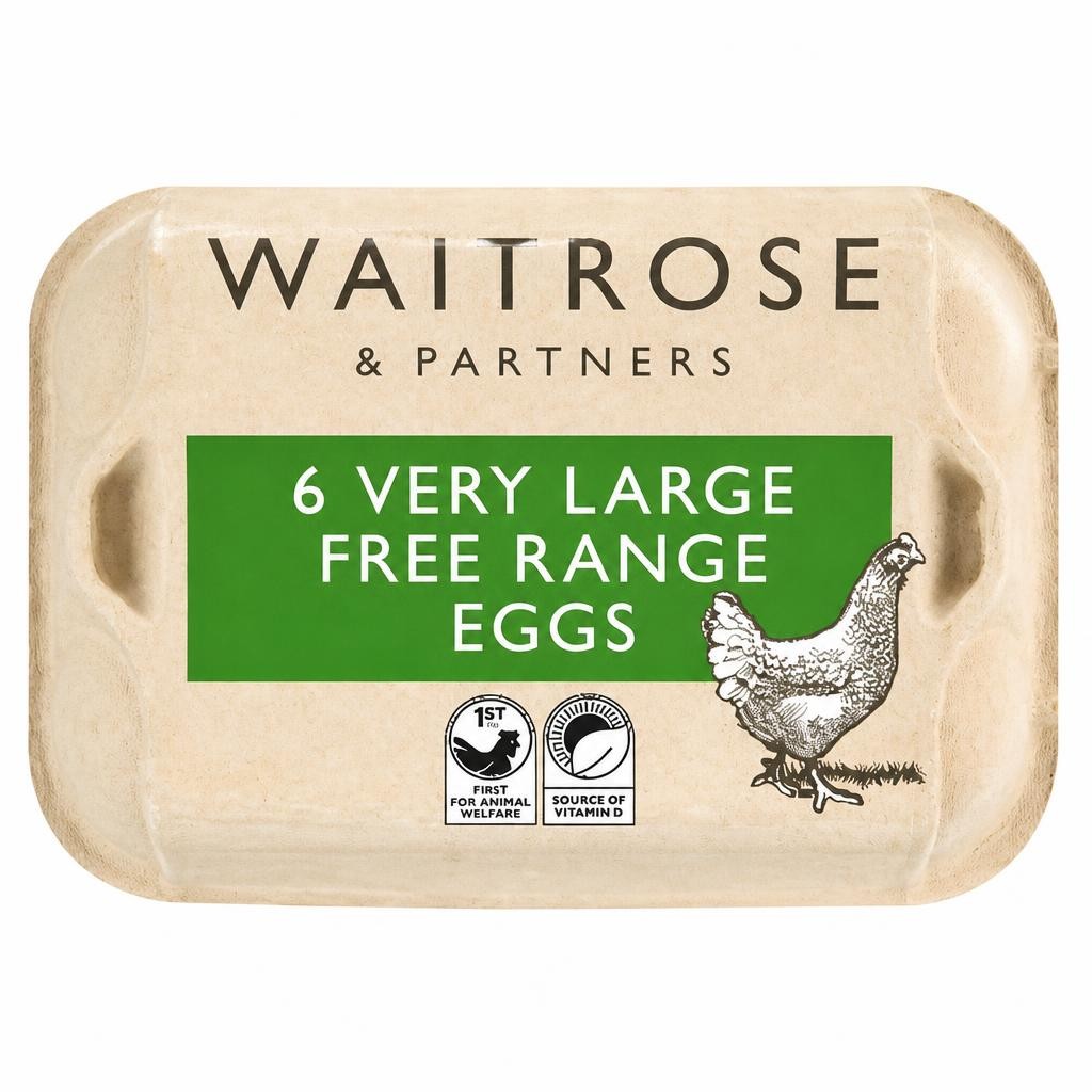 Waitrose Blacktail Free Range Very Large Eggs
