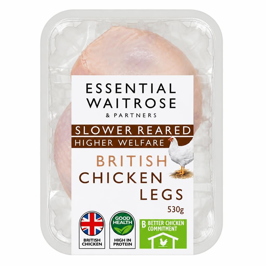 Waitrose Slower Reared Chicken Legs, Skin-on & Bone-in