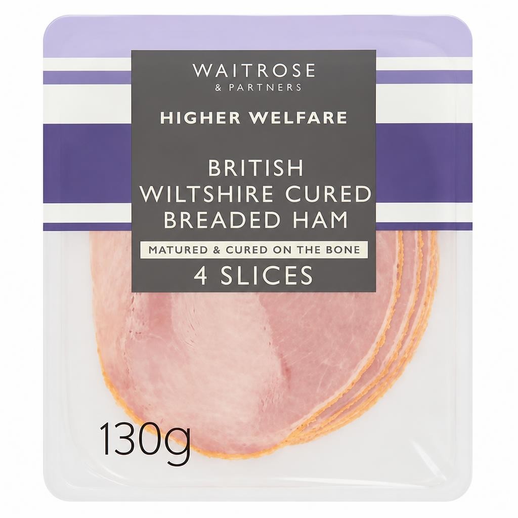 Waitrose British Wiltshire Cured Breaded Ham 4 Slices