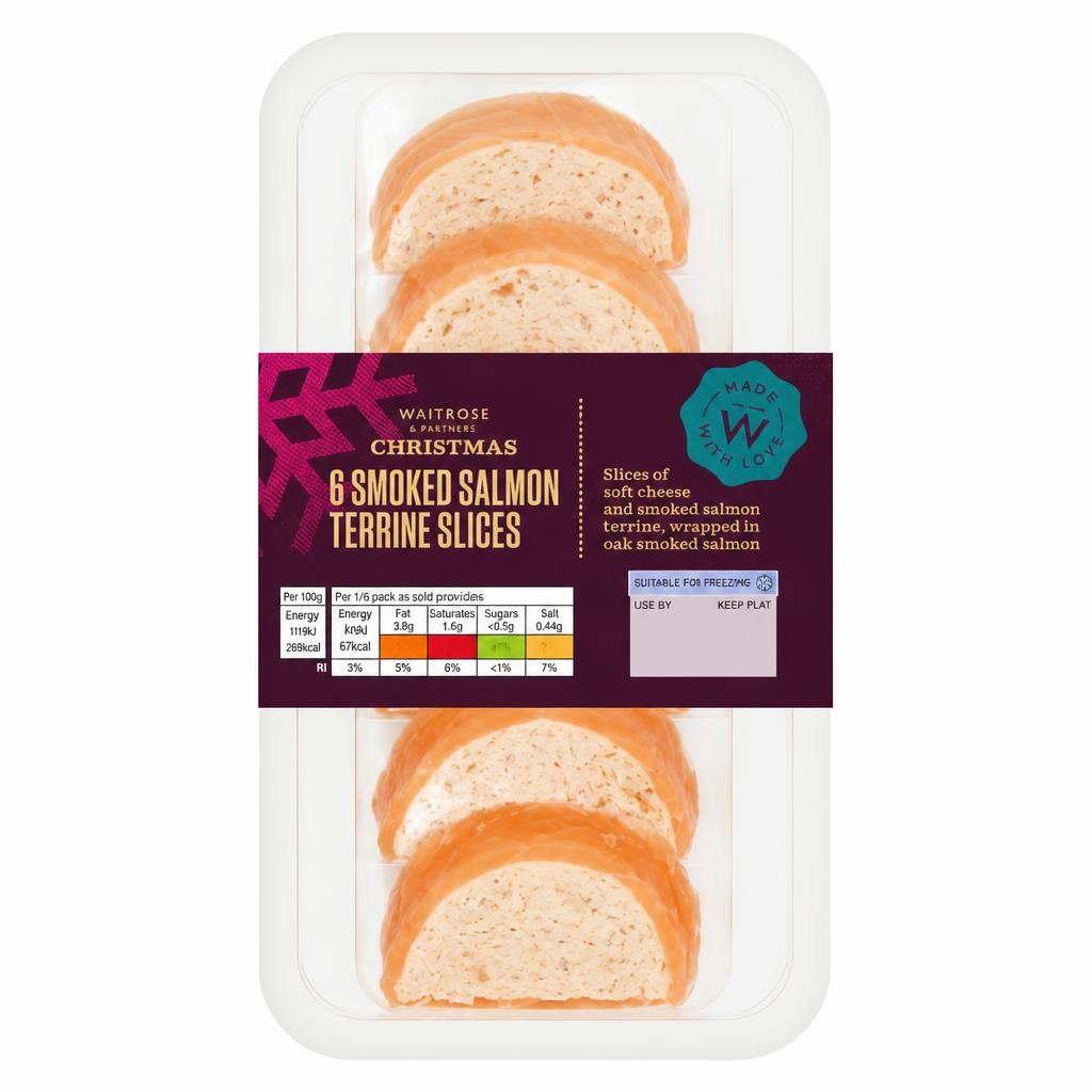 Waitrose 6 Scottish Smoked Salmon Terrine Slices
