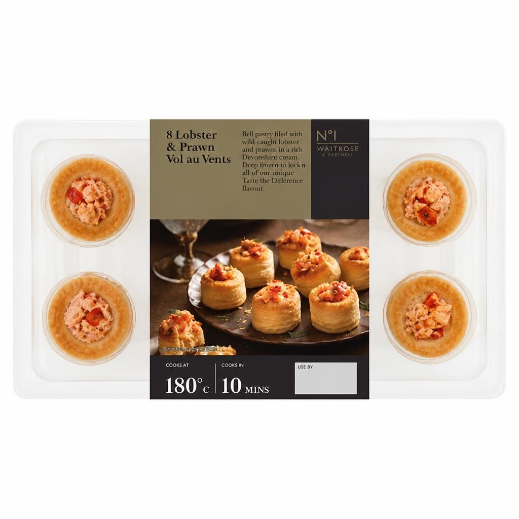 No.1 8 Lobster & Prawn Vol Au Vents
