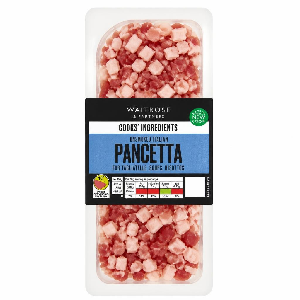 Waitrose Cooks Ingredients Unsmoked Pancetta