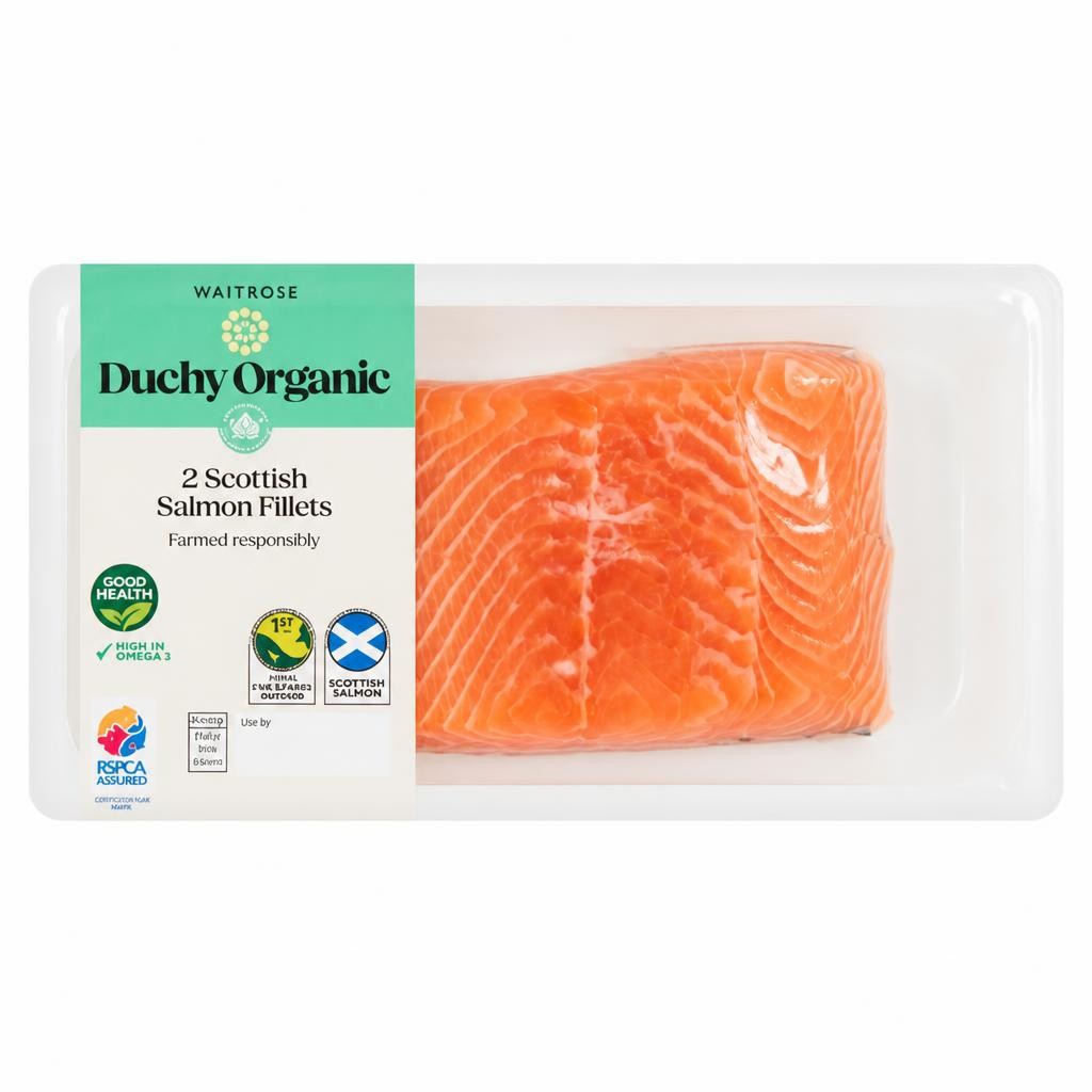 Duchy Organic 2 Scottish Salmon Fillets