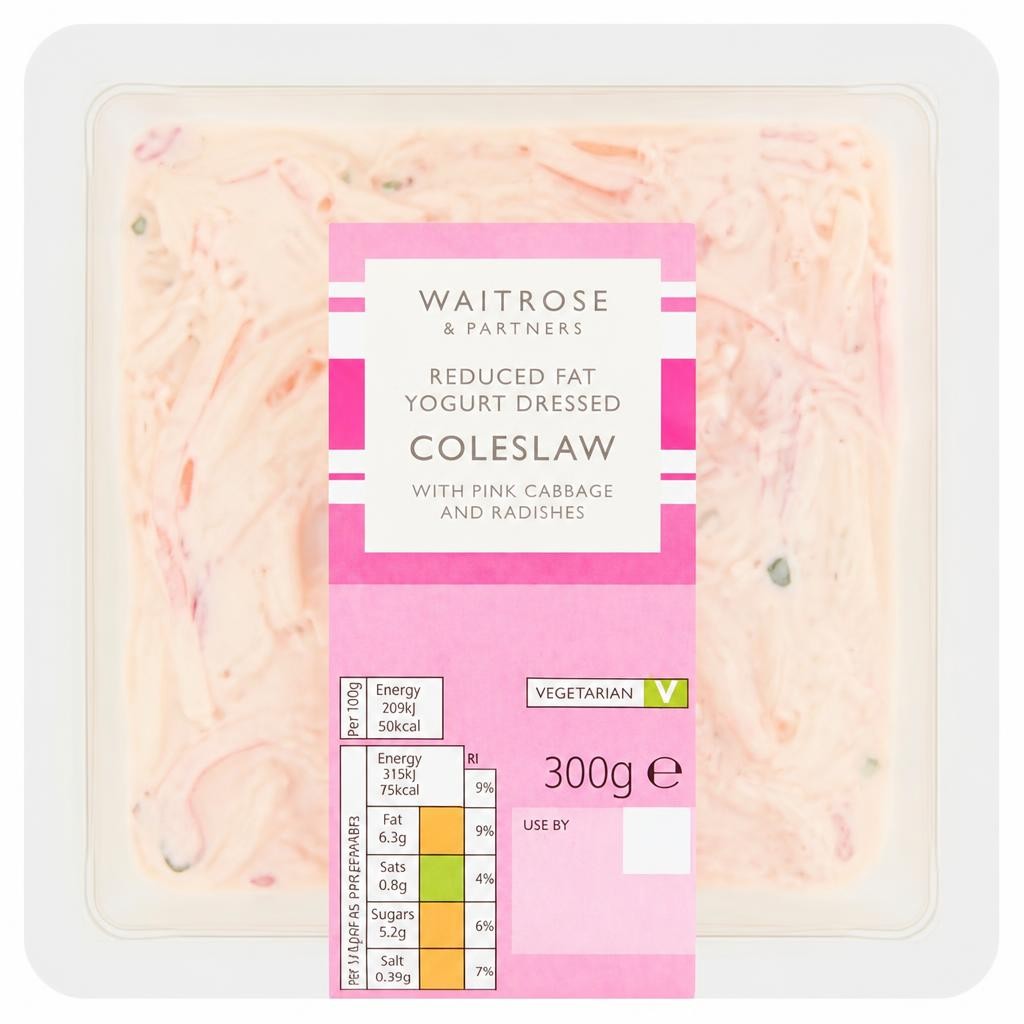 Waitrose Yogurt Dressed Coleslaw