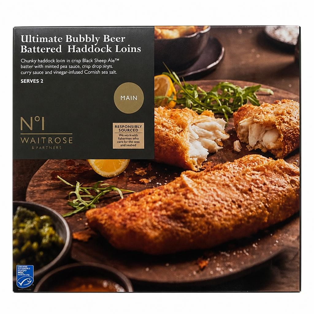 No.1 Bubbly Beer Battered Large Haddock Loins