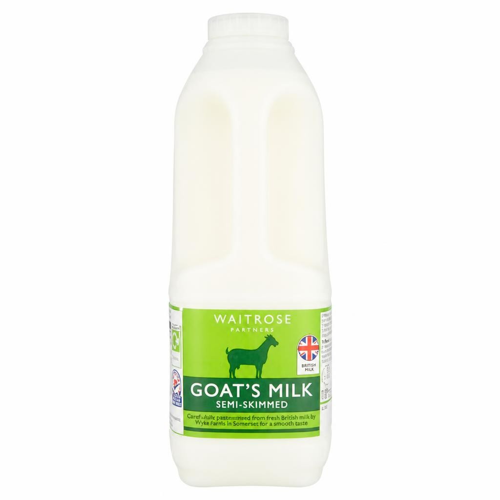 Waitrose Semi Skimmed Goats Milk