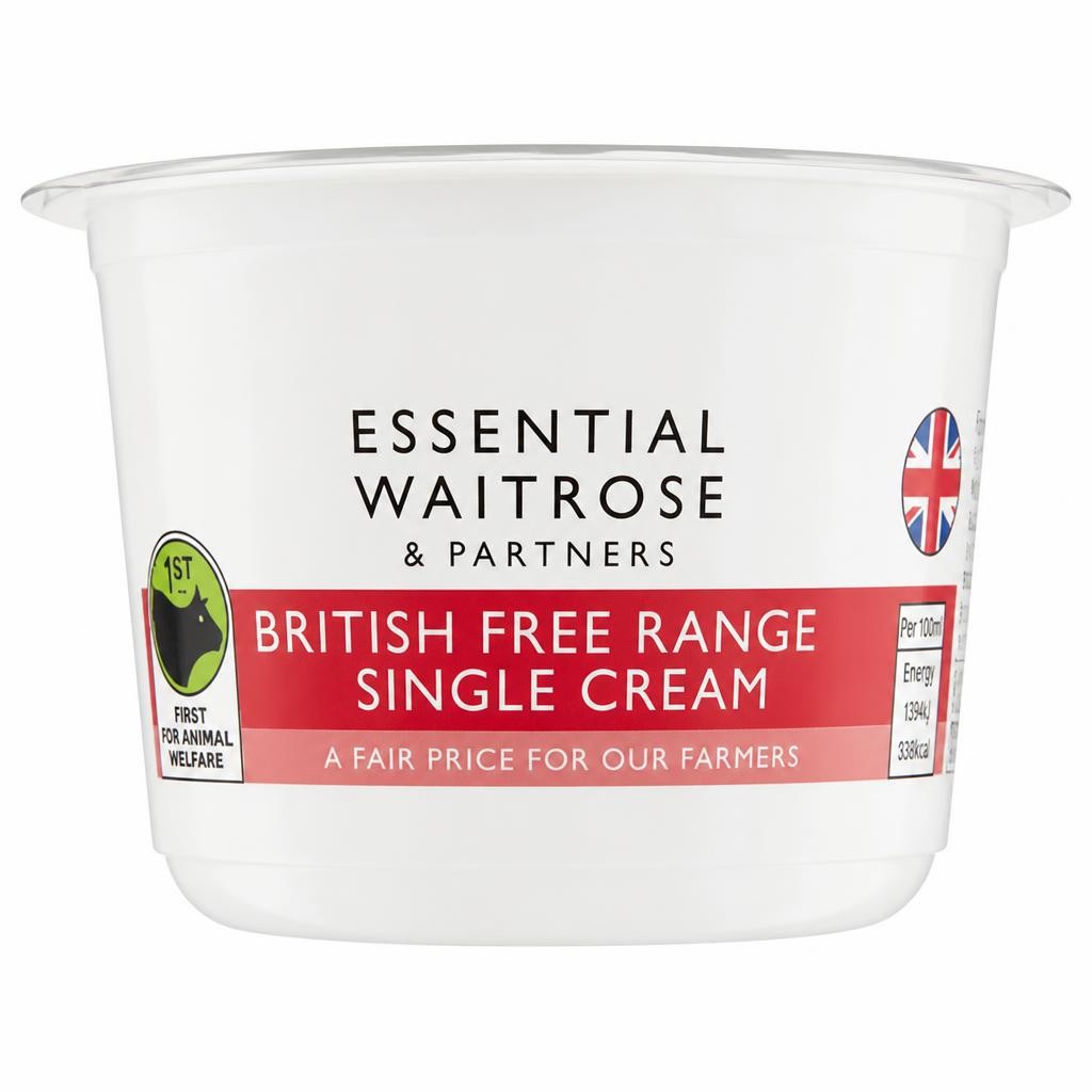 Essential Free Range Single Cream Small