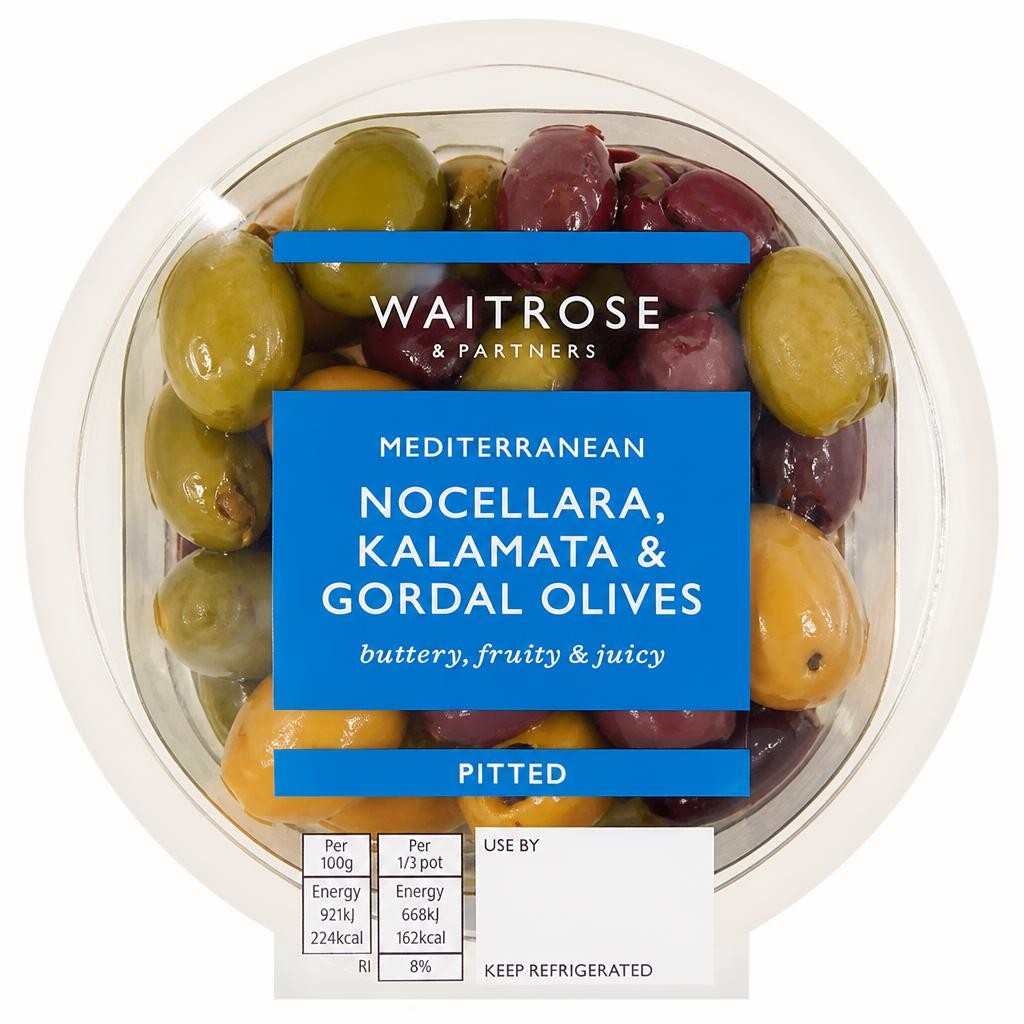 Waitrose Mediterranean Nocellara, Kalamata & Gordal Olives