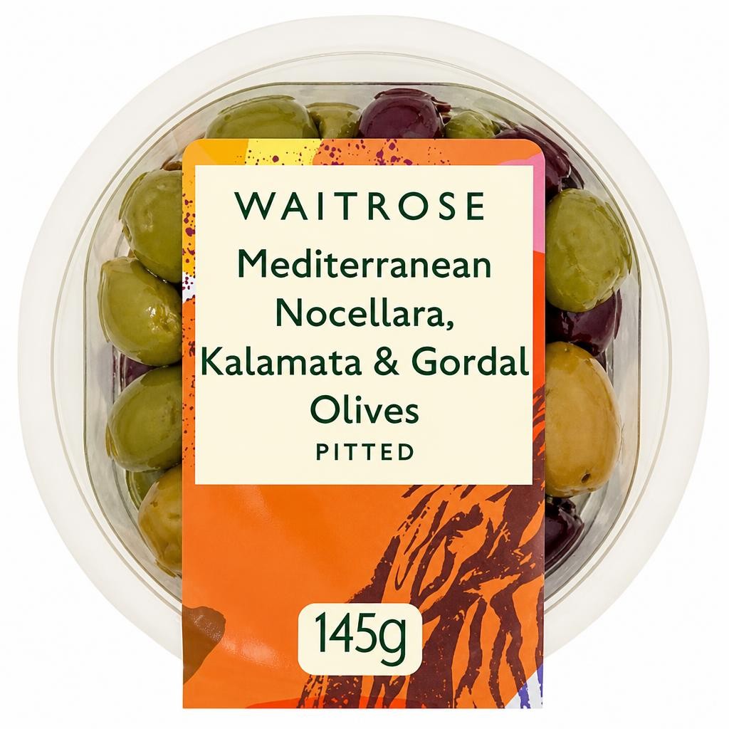 Waitrose Mediterranean Nocellara, Kalamata & Gordal Olives