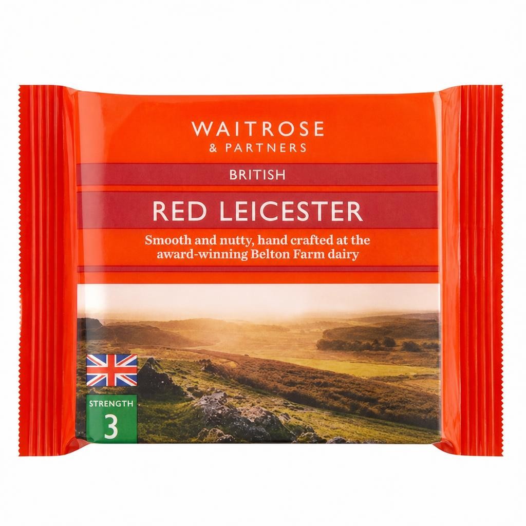 Waitrose Belton Red Leicester Cheese Strength 3