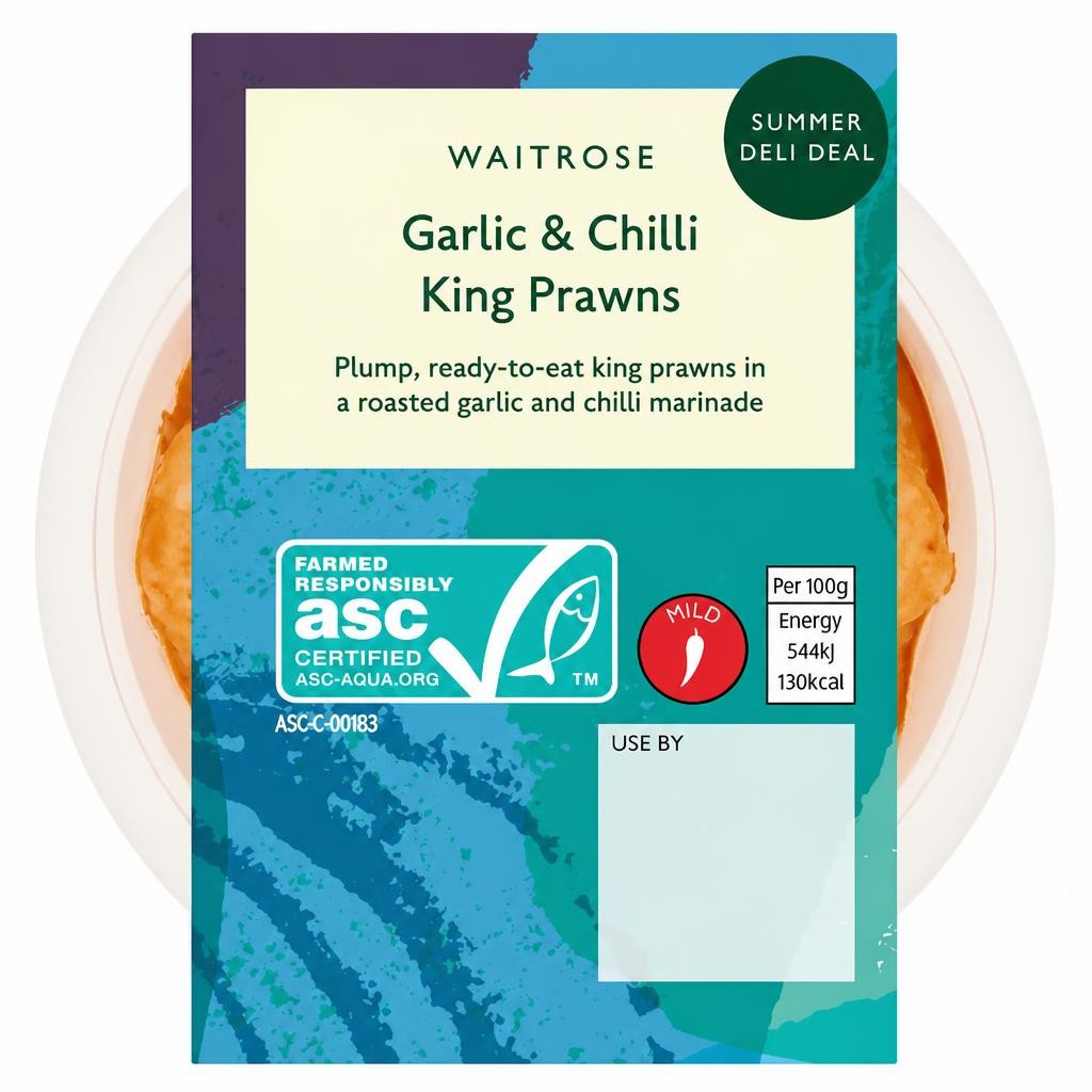 Waitrose Garlic & Chilli King Prawns