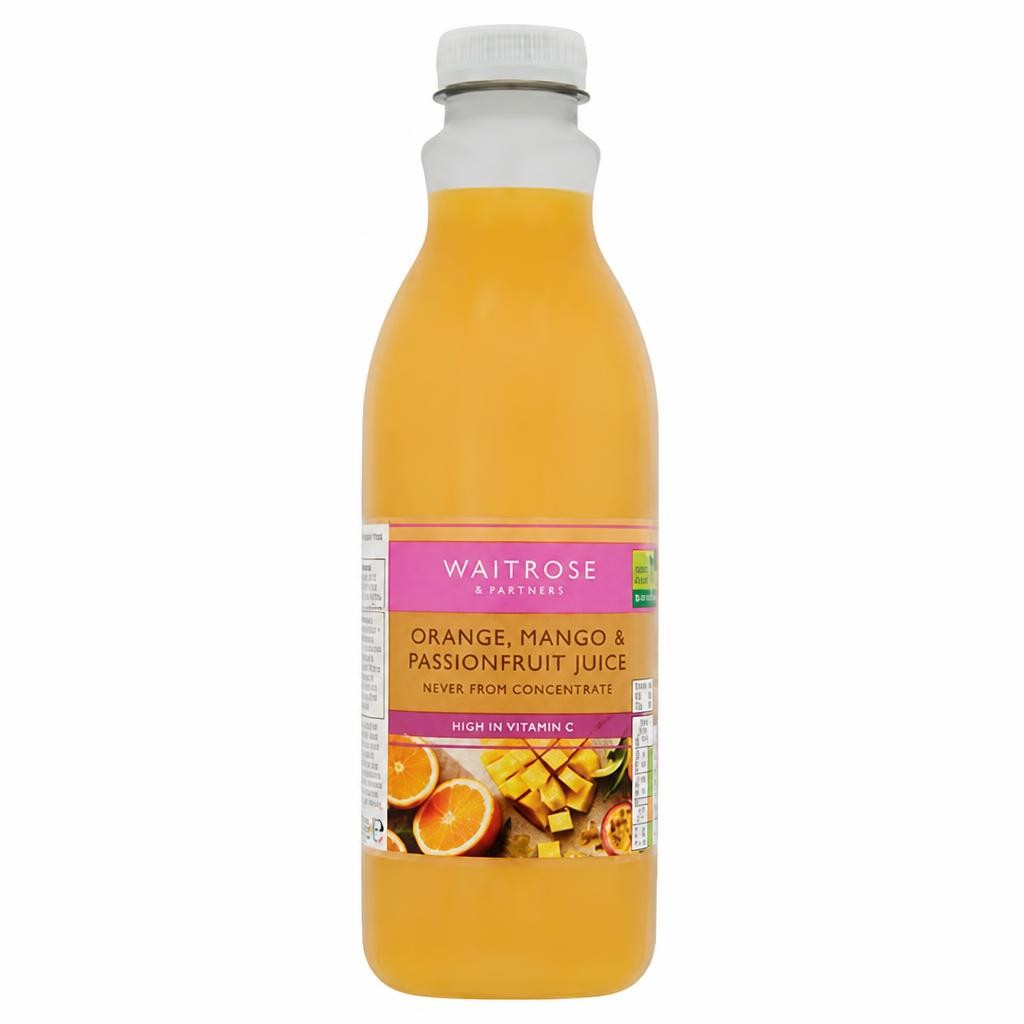 Waitrose Orange, Mango & Passionfruit Fruit Juice