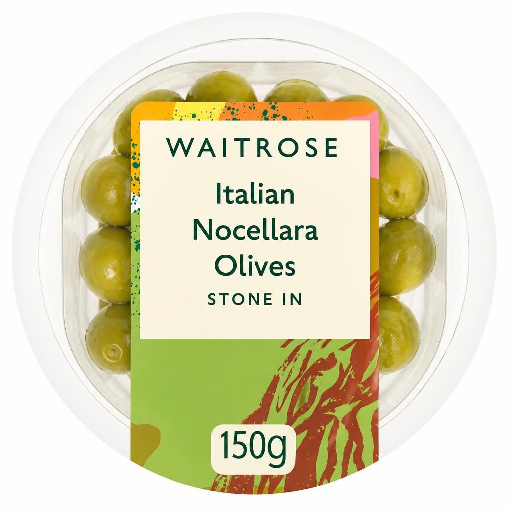 Waitrose Italian Stone In Nocellara Olives