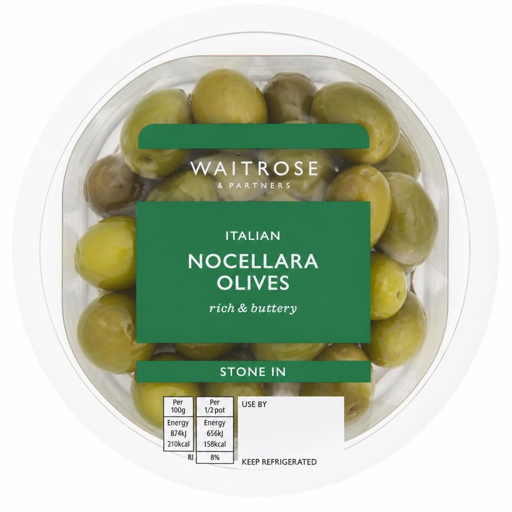 Waitrose Italian Stone In Nocellara Olives