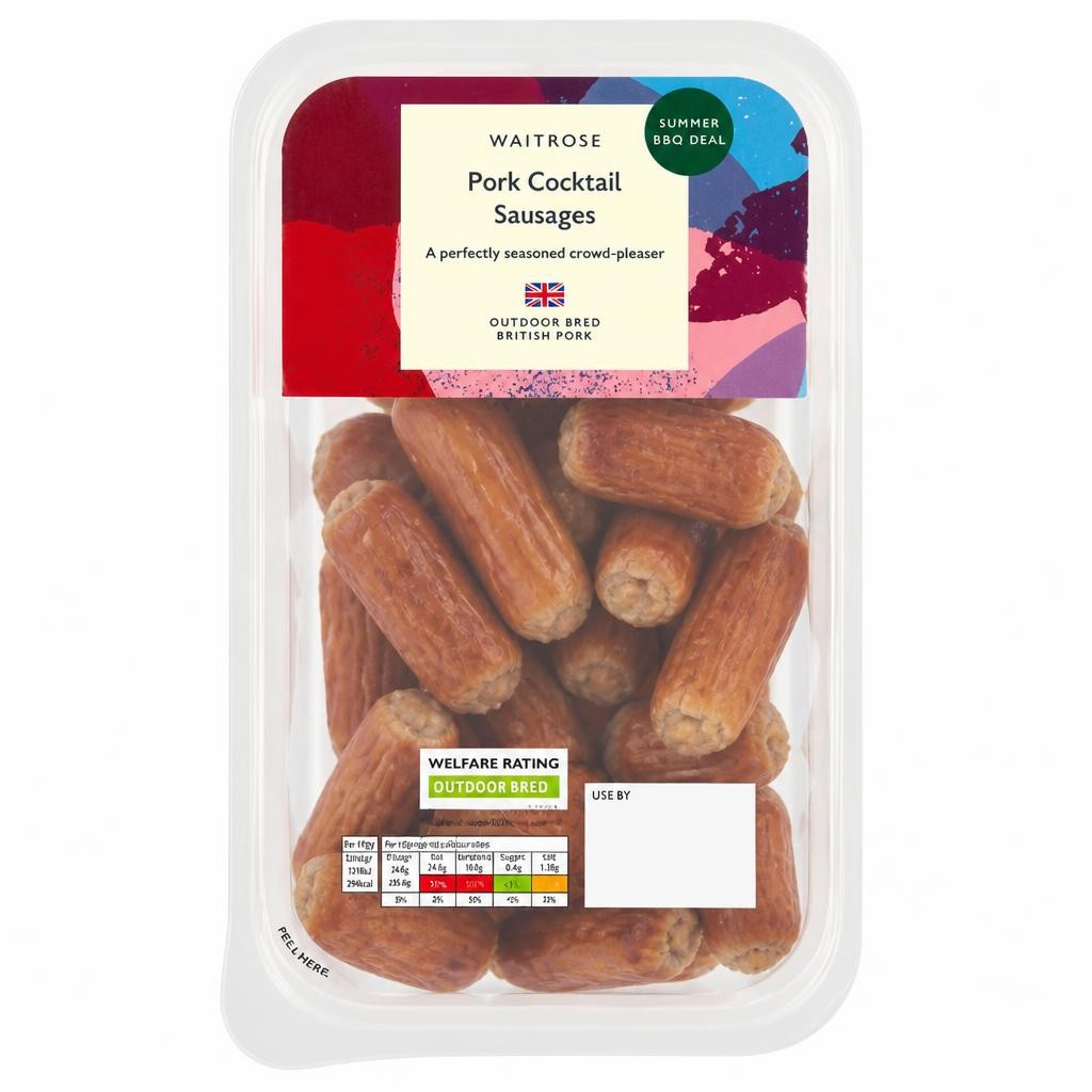 Waitrose Pork Cocktail Sausages