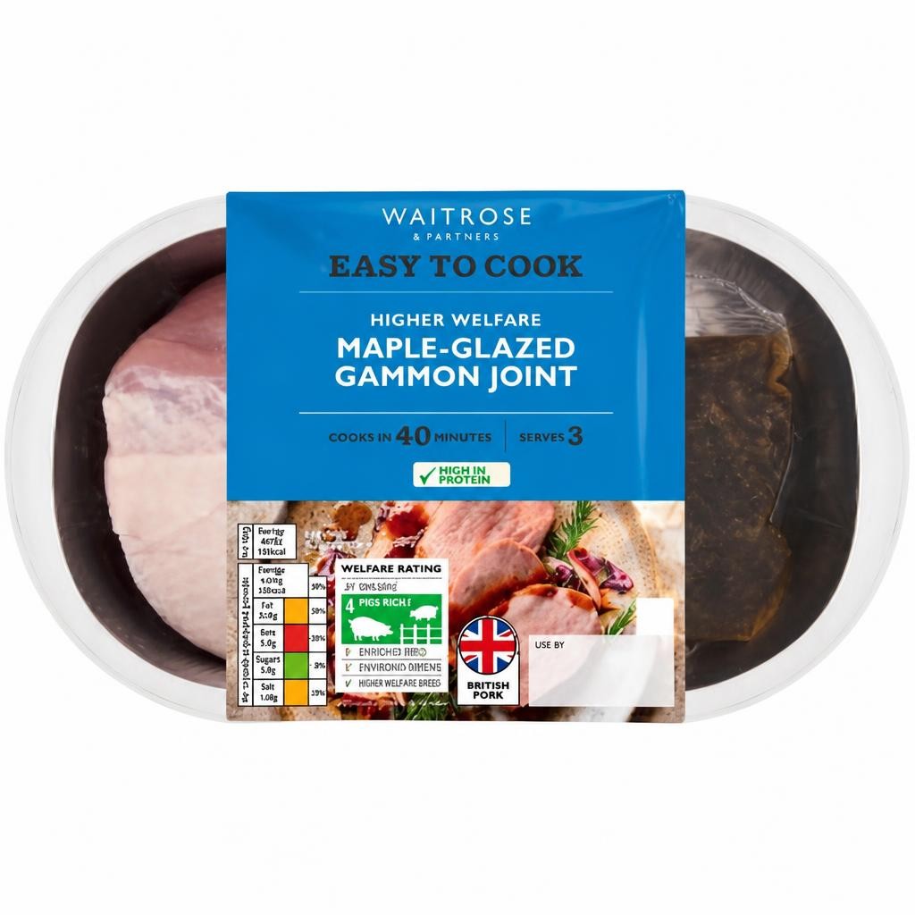 Easy to Cook Maple-glazed Gammon Joint