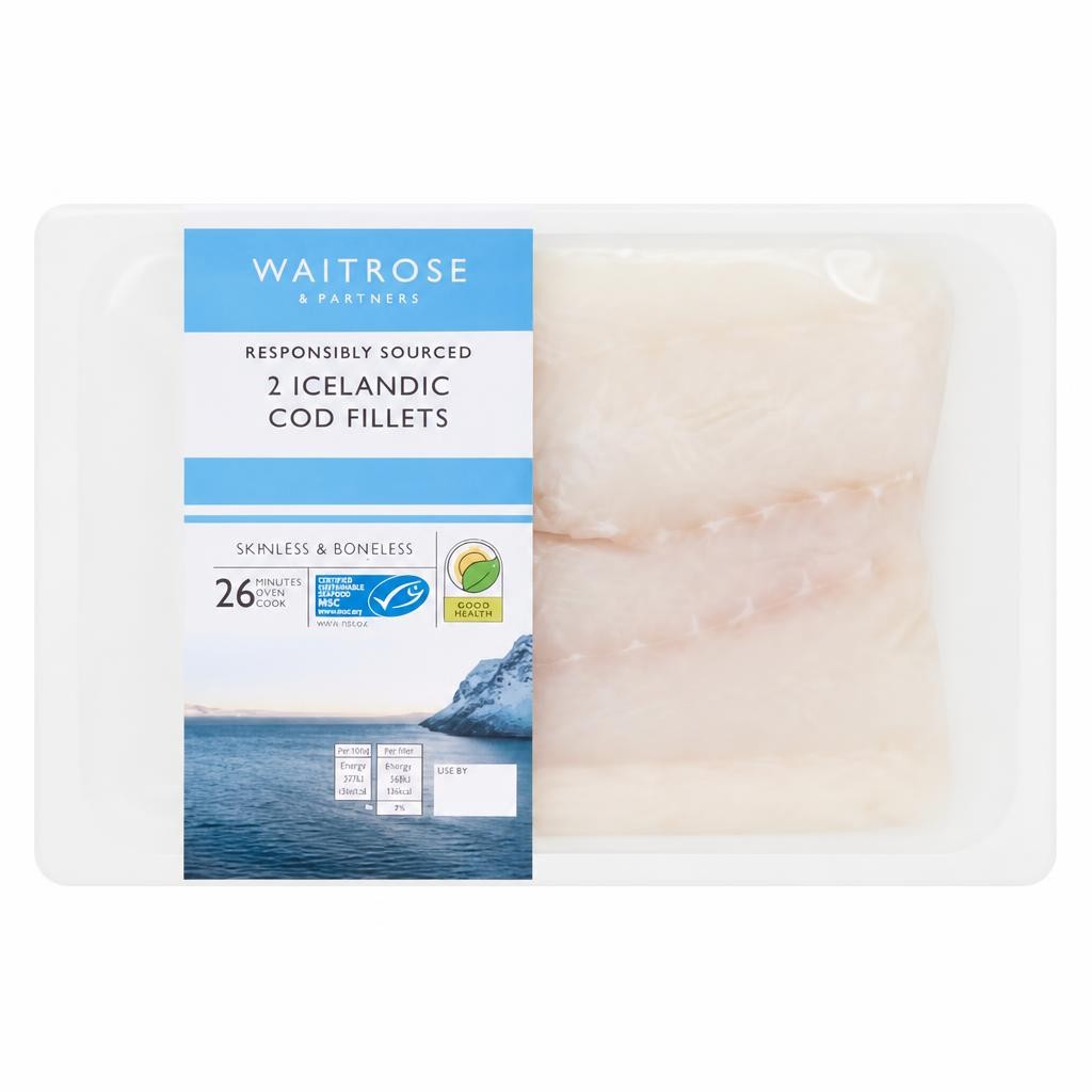 Waitrose Cod Fillets MSC