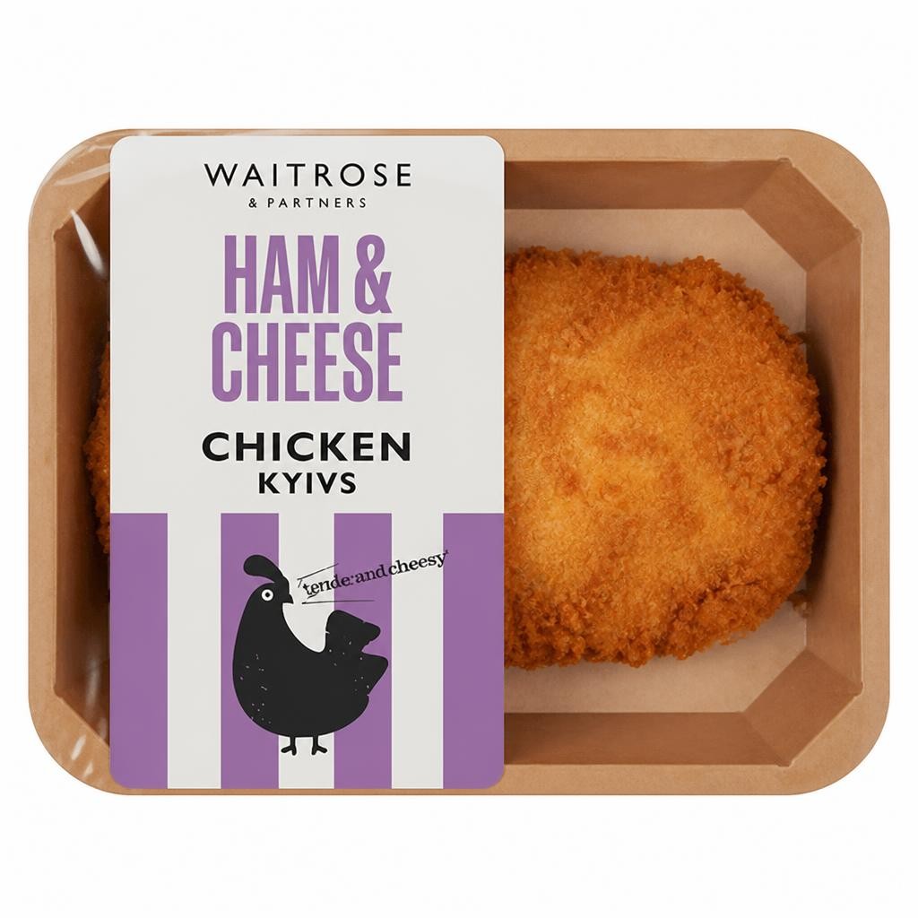 Waitrose 2 Chicken Kyivs With Ham And Cheese