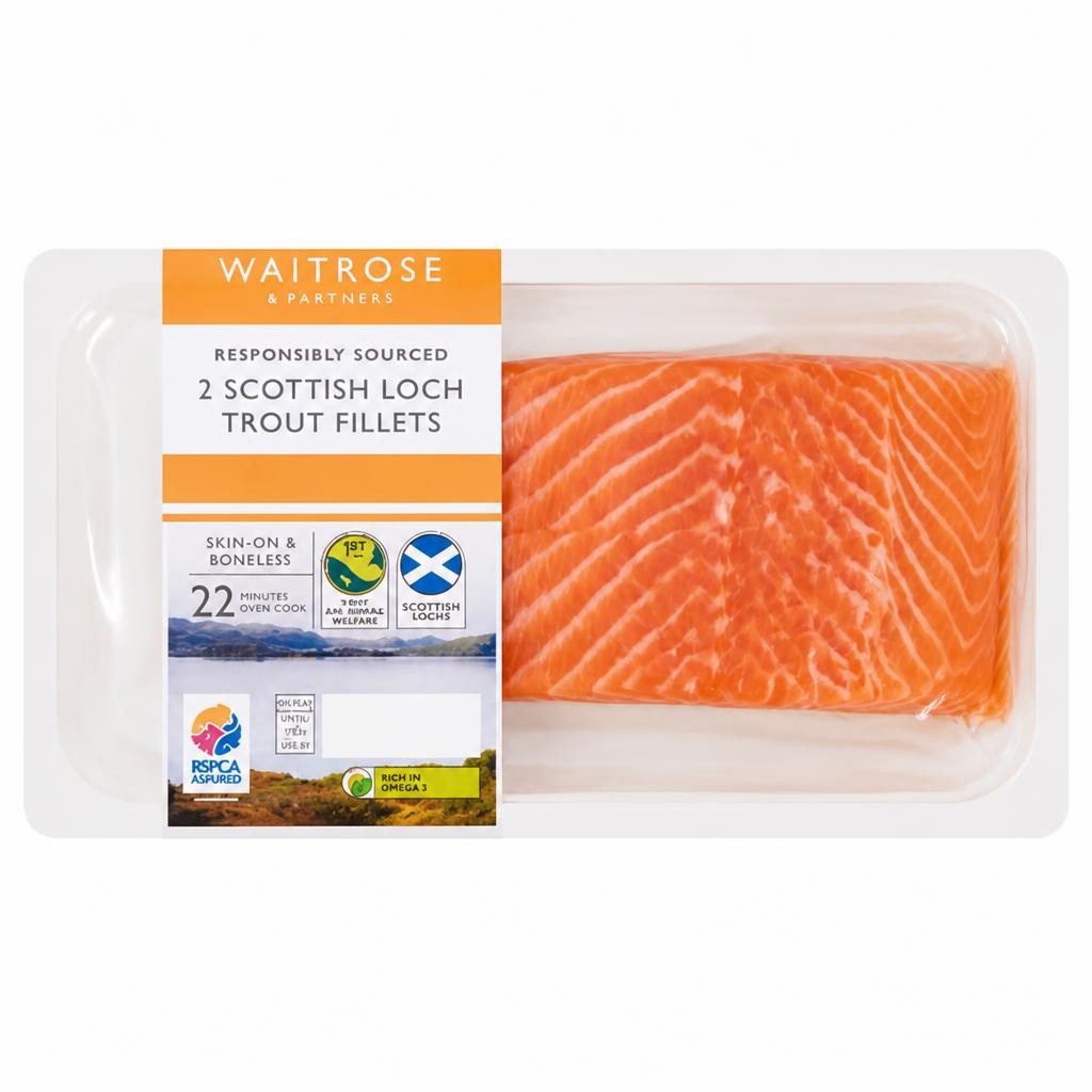 Waitrose 2 Scottish Loch Trout Fillets