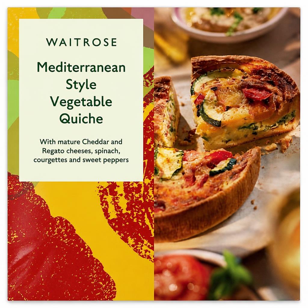Waitrose Mediterranean Style Vegetable Quiche