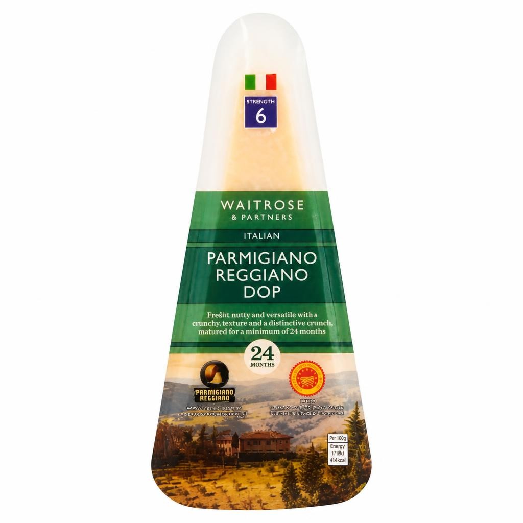 Waitrose Parmigiano Reggiano DOP Parmesan Cheese Strength 6